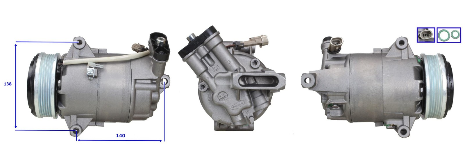 Compresseur de climatisation pour Opel Vauxhall, fraîcheur optimale lors des trajets d'été