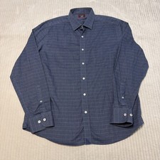 UNTUCKit Men's Button Down Shirt XL Wrinkle Free Cotton Multi Check