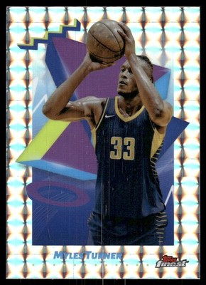 2024-25 Finest - Geometric #130 Myles Turner