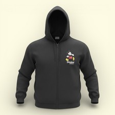 Disneyland Resort Mickey Mouse Black Full Zip Hoodie Womens 1X