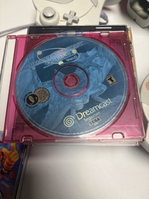 SEGA Dreamcast Console Lot 4 Controllers 2 vmus 15 games -skies of Arcadia cib