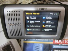 Uniden Home Patrol 1 Touchscreen Scanner Police/Ems/Weather w/Papers, Cables Etc