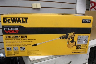 New DeWalt DCPW1000B 60V FlexVolt 1000 PSI Cordless Pressure Washer Tool Only