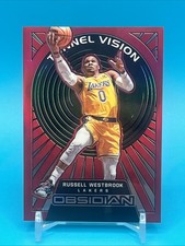 2021-22 Panini Obsidian Russell Westbrook Tunnel Vision Electric Etch Red #4