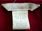 Vtg Y2K Charlotte Russe Sz L-Burgundy Floral Embroidery+ Sequins Bustier-Corset — photo 5