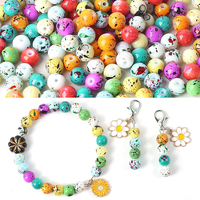 Ca.500Pcs Glasperlen In Bunt 8Mm Runde Bunte Perlen Zum AuffäDeln (Multicolored-