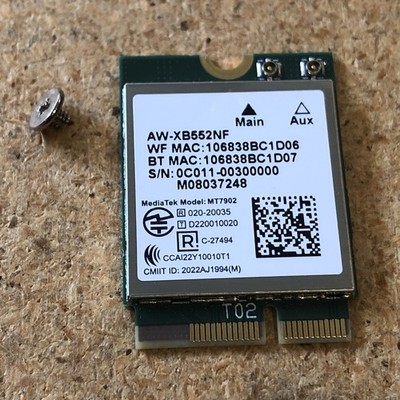 Asus 15 X1504 14 X1404 MT7902 WiFi6E Wireless Card Bluetooth 5.3 0C011-00300000