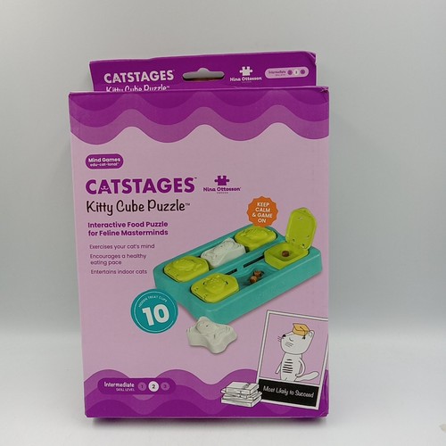 Kitty Cube Interactive Cat Treat Puzzle, Blue..... ....................127