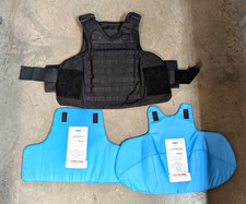ABA Body Armor Level II Ballistic Vest Carrier w/ Front Rear Panels