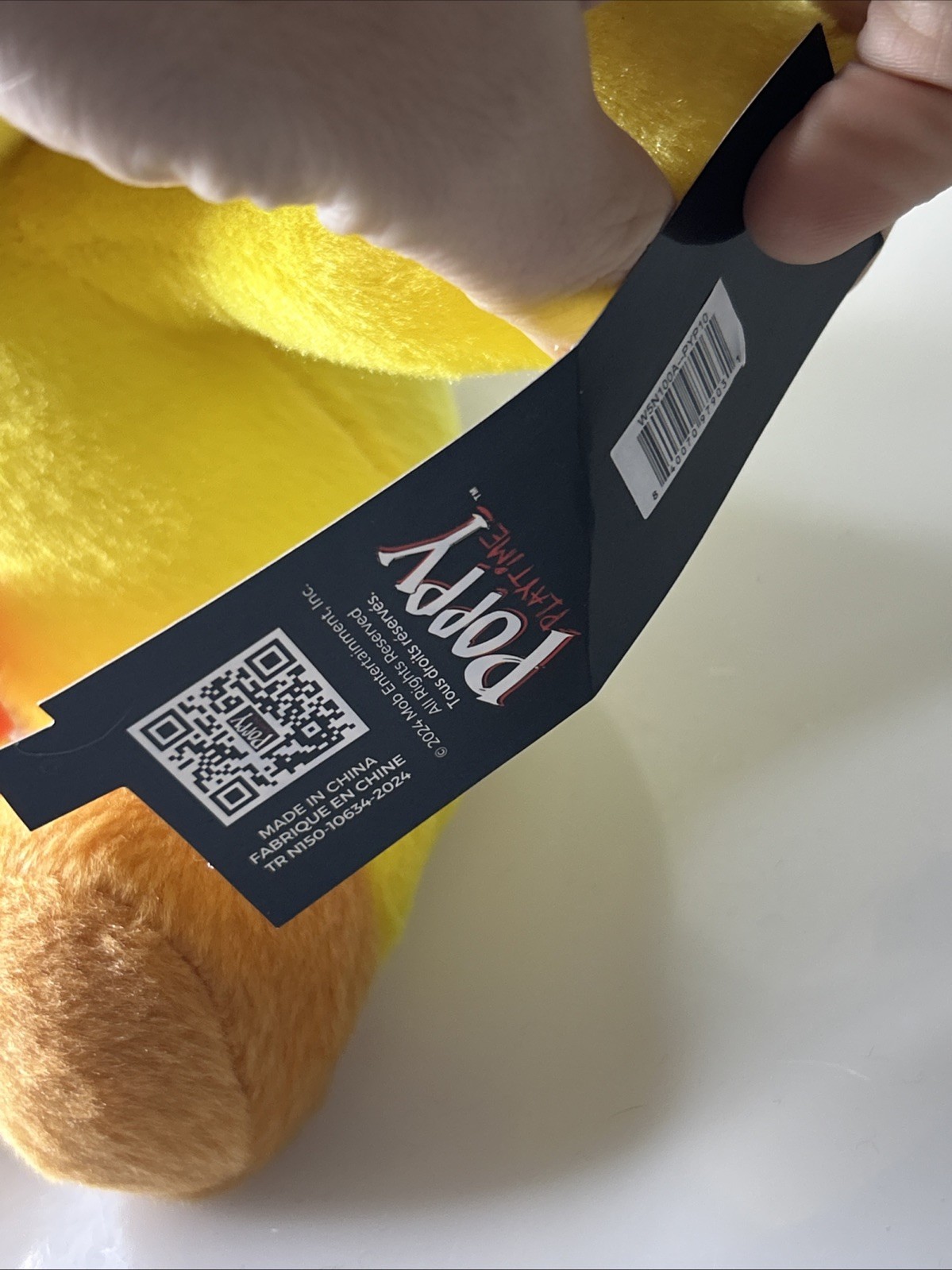 Poppy PlayTime Smiling Critters Kickin Chicken Plush With Zipper 14”