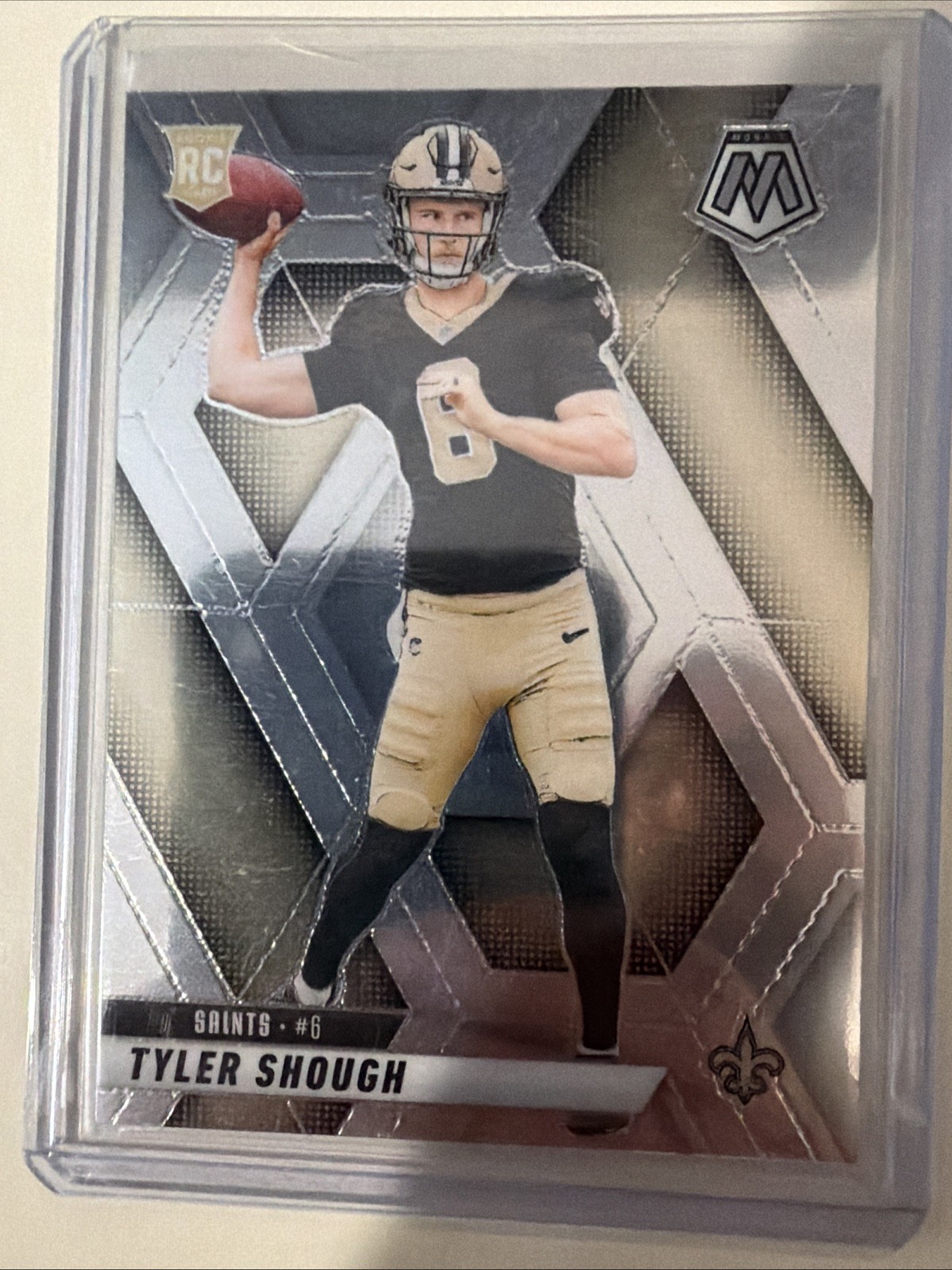 2025 Panini Mosaic - Tyler Shough #312 True Silver Prizm (RC)