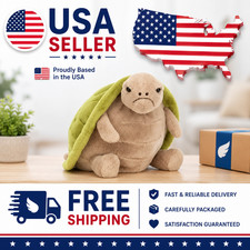 28CM Timmy Turtle Stuffed Animal: 12" Ultra-Soft Plush, Perfect Kids' Gift