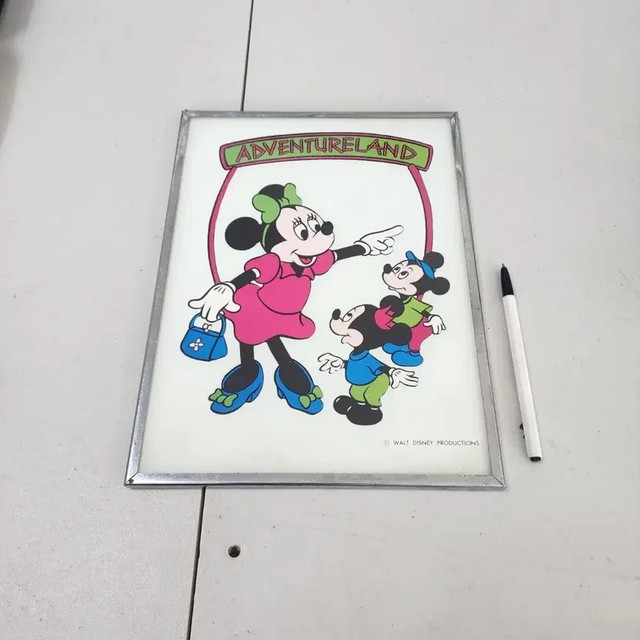 Vintage Mickey Mouse Frame 30.7cm x 23cm