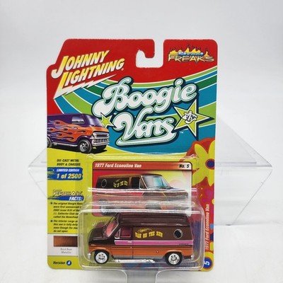 【レア】Ford van フォード　バン　エコノライン　ジョニーライトニング UH 1:64 1977 JOHNNY LIGHTNING Ford Econoline Van Boogie Vans