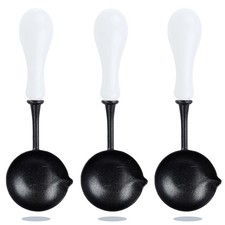 3 Pieces Wax Seal Spoons with Wooden Handles,Non - Slip Sealing Waxing Spoon,...