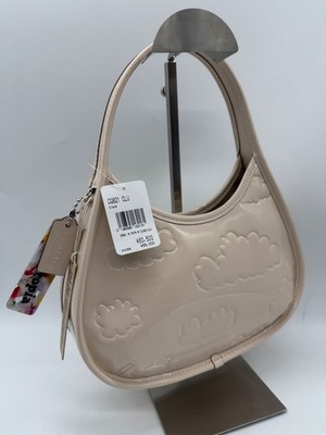 Coach Coachtopia Ergo Crescent Top Handle Handtasche pink beige CQ821 neu aut...