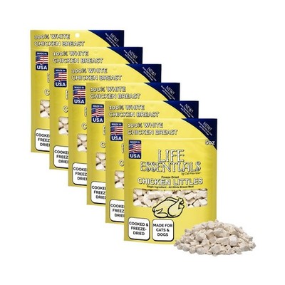 Life Essentials by Cat-Man-Doo | Chicken Littles - 6 Pack of 5oz Bags | Freez...