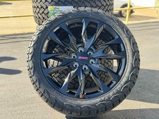 2026 Gloss Black Wheels Rims Tires 22 For Gmc Sierra Yukon Denali Oem Specs