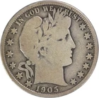 1905-O Barber Silver Half Dollar VG Uncertified #232
