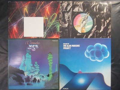 PINK FLOYD, YES, THE ALAN PARSONS PROJECT / 4 LP Konvolut DDR AMIGA