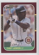 1987 Donruss Opening Day Box Set Chet Lemon #213 fm0