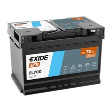 Exide EL700 EFB Autobatterie 70Ah Start Stop Batterie 12V B13 Starterbatterie