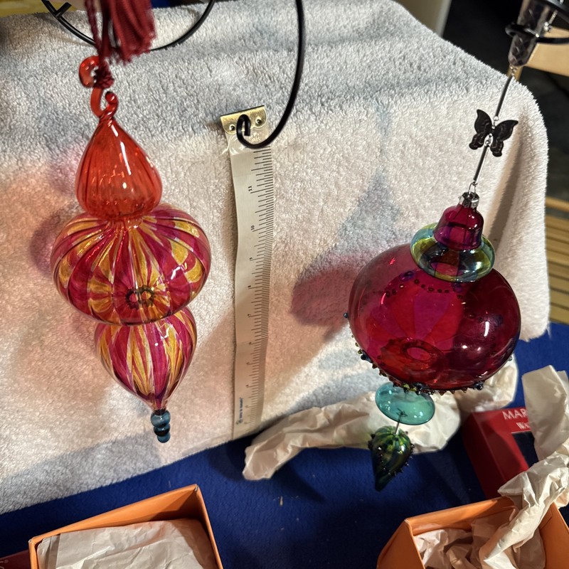 Lot Of 2 Marquis By Waterford Ornaments