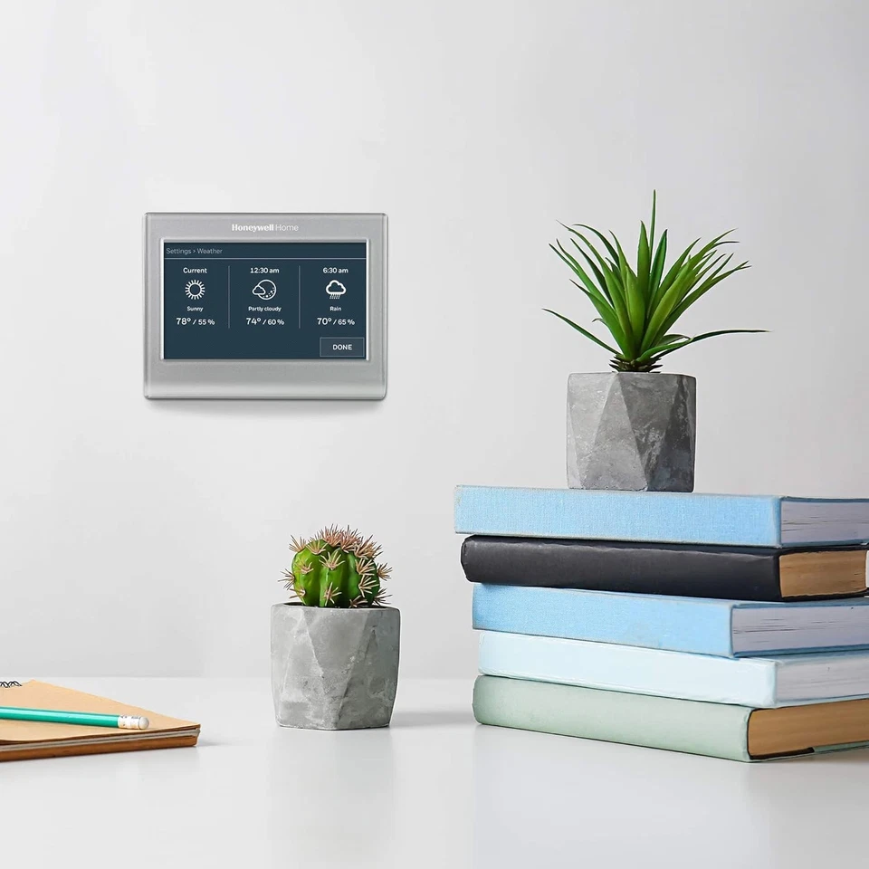 Energy Star Certified Wi-Fi Thermostat with Customizable Touchscreen Color - Image 4 of 4