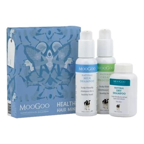 MooGoo Healthy Hair Minis Shampoo + Conditioner + Dry Shampoo eBay