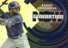2022 Topps Series 2 Baseball RANDY AROZARENA Generation Now #GN-55 RAYS