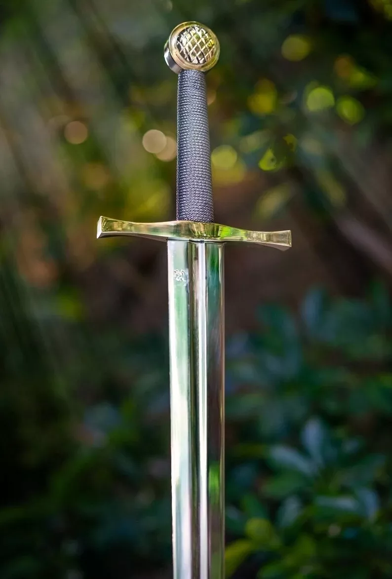 The Excalibur Sword 41''Inches Smith Hand-Forged Premium high polish blade  with | eBay