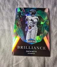 2022 Panini Prizm Draft Picks Zach Neto Brilliance Silver #BR-ZN