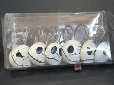 DISNEY TIM BURTON'S THE NIGHTMARE BEFORE CHRISTMAS 12 RARE SHOWER CURTAIN HOOKS.