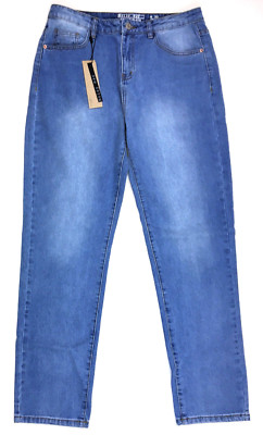 Noisy May NMLIV Women's Straight Leg High Waist Ankle Jeans, 30'' x 32'' MSRP $55