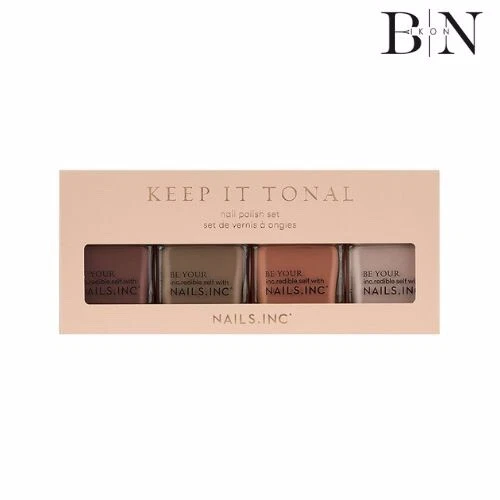 Nails Inc Keep It Tonal Quad Nail Polish Set