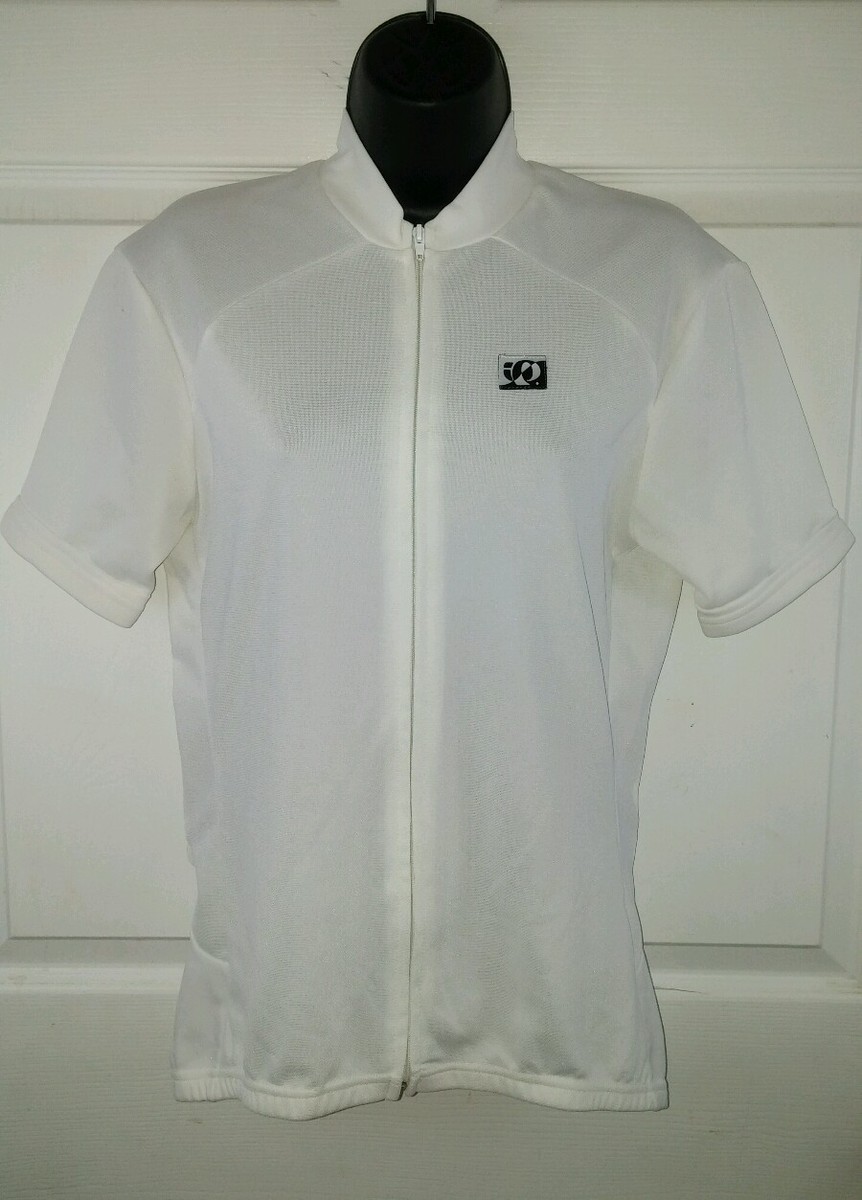 Pearl Izumi Womens 12 Cycling Technical Wear White Full Zip Top | eBay