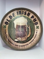 OLDE IRISH PUB BAR/MAN CAVE SIGN. ALAD
