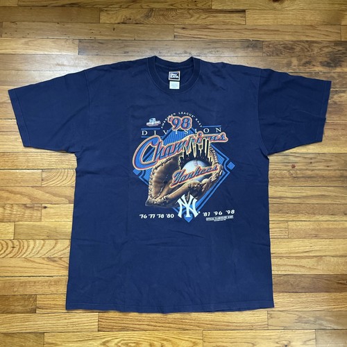 VTG New York Yankees 1998 American League East Champions T Shirt Size 2XL Used - Foto 1 di 5