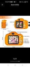 HD Digital Kids Camera, Birthday Gift for 3 4 5 6 7 8 9 Year Old Kids, Video...