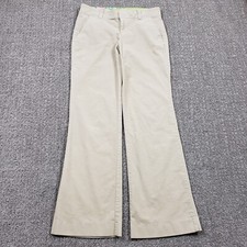 LILLY PULITZER Pants size 2 Tan Corduroy Bootcut Low Rise Vtg White Label 28x30