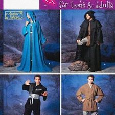 MagicStitch: Wizard & Ninja Costumes for Teens & Adults (XS-XL)