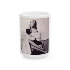 Yvette Mimieux #50 (Vintage Female Icon) White Coffee Mug