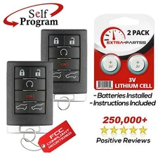 2 For 2007 2008 2009 2010 2011 2012 2013 2014 Chevrolet Tahoe Key Fob Remote