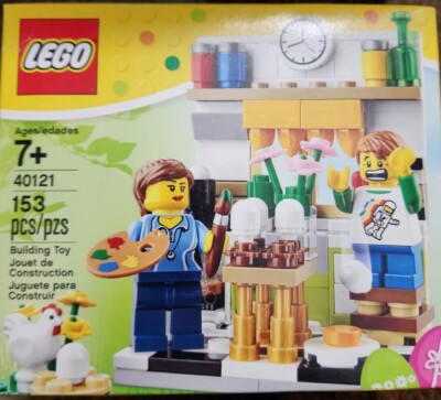LEGO 40121 Creator Painting Easter Eggs  Seasonal Holiday Vignette Brand New