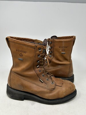 Wolverine Tan Leather Lace-Up Boots Wolverine® Men main image 2