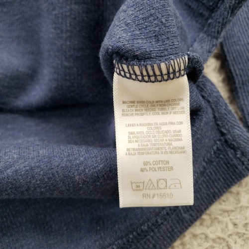 Dockers Sweater Mens XL Blue Long Sleeve 1/4 Zip Mock Neck - Picture 8 of 12