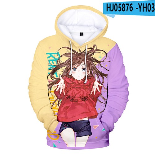 Anime Rent a Girlfriend 3D Hoodies Cosplay Mizuhara Chizuru Sweatshirts Jackets - Picture 10 of 18