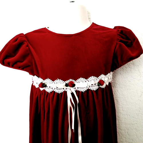 Pantalones de Navidad de una pieza de terciopelo rojo marca Youngland talla 24 Mos - Imagen 1 de 10