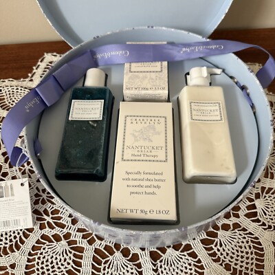 Crabtree  Evelyn Nantucket Briar  4 Pc RARE Discontinued Gift Set  NEW
