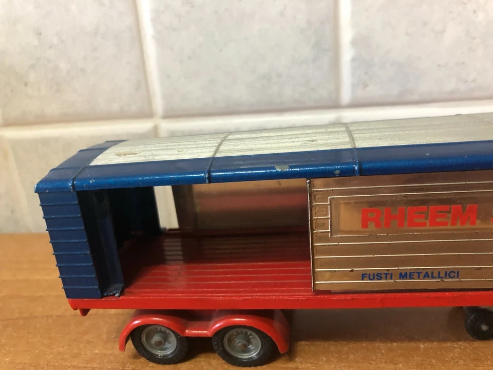 CORGI MAJOR TOYS ARTICULATED N. 1137 SOLO RIMORCHIO RHEEM SAFIM FUSTI METALLICI - Immagine 2 di 4